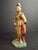 Antique Cast Iron Knight in Armor Doorstop Gold Red Paint 9" Figural Sentry For Sale In Boston - Image 6 of 14