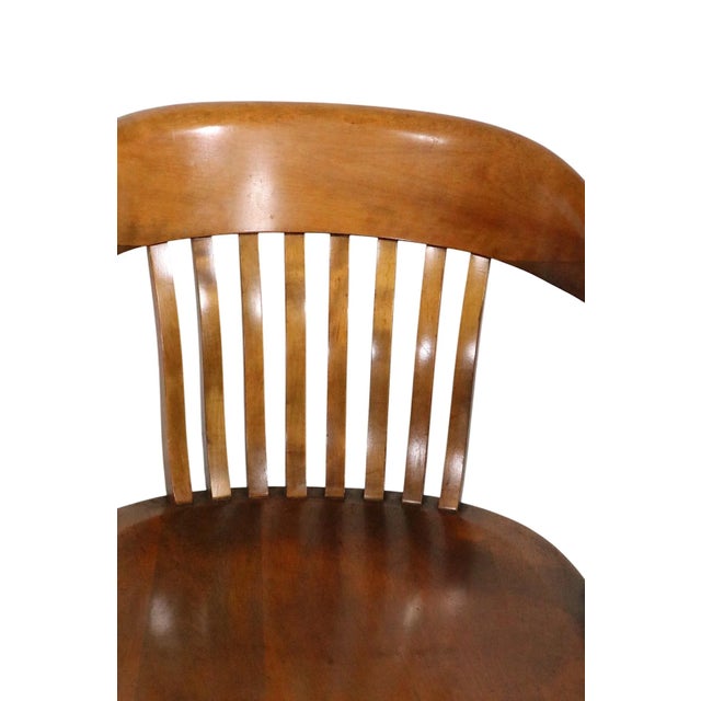 Set of Six Vintage Bank of England Jury Chairs C. 1910/40's For Sale - Image 10 of 18