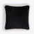 Contemporary Happy Pillow Soft Velvet Cushion with Black and White Fringes by Lorenza Briola for Lo Decor For Sale - Image 3 of 3