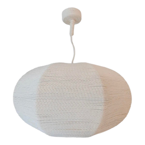 Custom Hanging Light Fixture Cotton Rope Pumpkin Shape Small