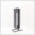 Minimalist Black Metal Fire Set Mace-Line attributed to Ann Maes, 1970s, Set of 5 For Sale - Image 13 of 13