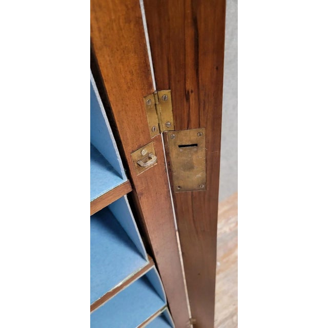 Napoleon III Notary's Administration Filing Cabinet in Walnut, 1850s For Sale - Image 9 of 13