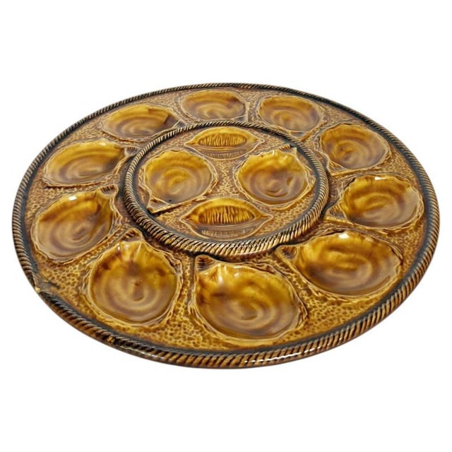 Brown Oyster Dish, France, 20th Century For Sale - Image 14 of 14