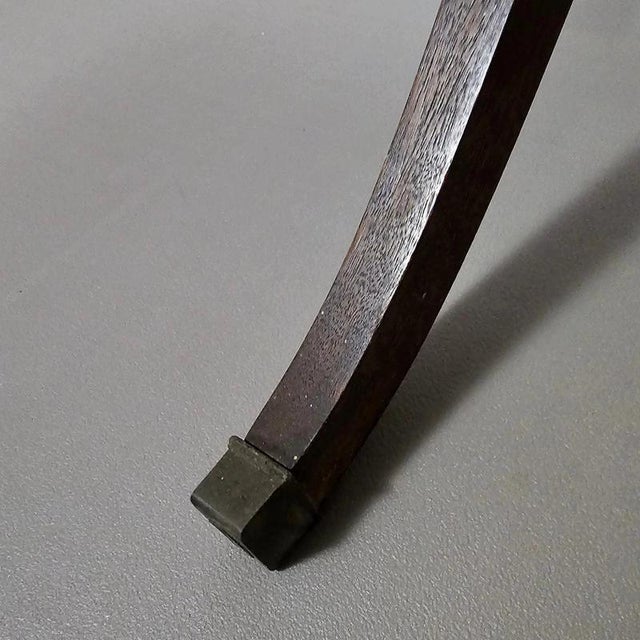 Victorian Style Foldable Serving Butler's Tray with Side Table For Sale - Image 5 of 18