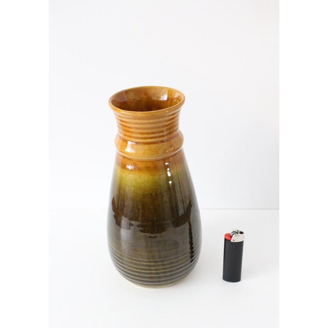 Mid-Century Modern Vintage W. German 630 - 25 Vase from Bay Keramik, 1960 For Sale - Image 3 of 9