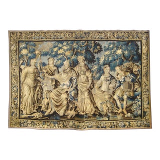 Aubusson French Tapestry/Wall Hanging -The Wedding of Psyche- From the 1600 Hundreds For Sale