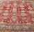 Early 20th Century Antique Turkish Oushak Rug in Red Blue/Gray Border L. Green Yellow & Pink For Sale - Image 9 of 11