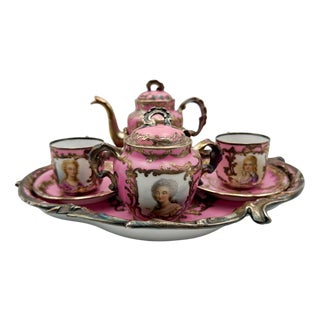 Tete-a-Tete in Sèvres Porcelain, Set of 5 For Sale