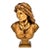 French 19th Century Bronze Sculpture/ Bust of a Woman, Signed F, Barbedienne For Sale