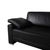 Alba 3-Seater Sofa in Black Leather from Brühl For Sale - Image 5 of 15