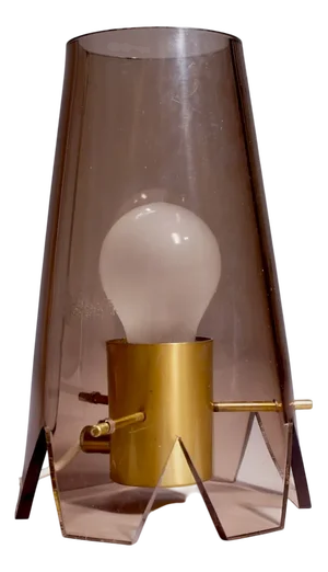 Table Lamp in Acrylic by Hans Bergström for Ateljé Lyktan, 1960s
