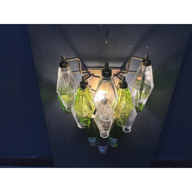 Murano Glass Poliedri Sconces, Italy, 1980s, Set of 2 For Sale - Image 6 of 13