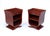 Art Deco French Tulip-Form Bedside Cabinets in Bubinga, 1925, Set of 2 For Sale - Image 14 of 14