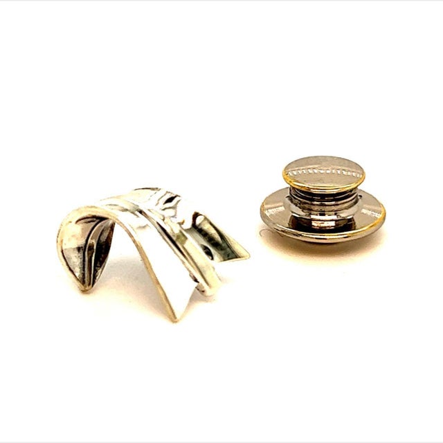 Tiffany & Co Estate "Wave" Tie Pin Sterling Silver 2.7 Grams For Sale In New York - Image 6 of 12