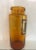 Arge Vintage Amber Apothecary Jar – Mid-Century French Glass Pharmacy Bottle For Sale - Image 4 of 6