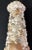 Beige Shell Decorated Pedestal Candlestick For Sale - Image 8 of 11
