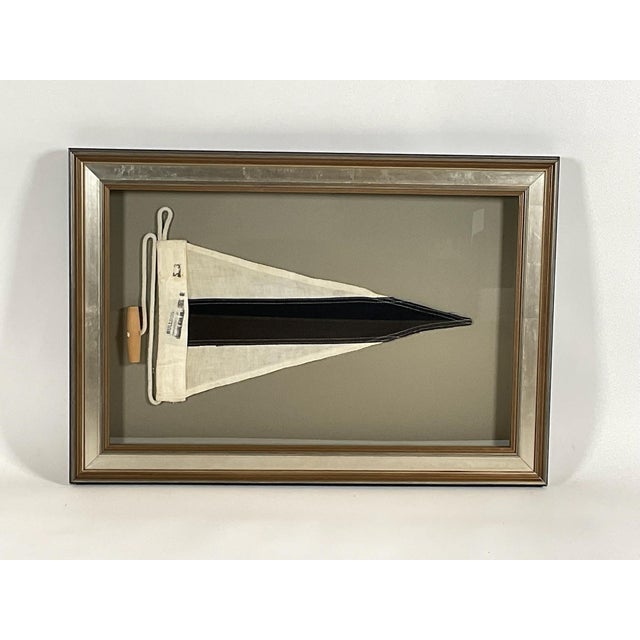 Nautical Signal Flag In Shadowbox Frame For Sale - Image 4 of 8