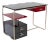 Bauhaus Painted Red and Black Desk, 1930s For Sale