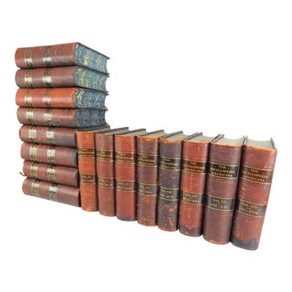 Antique 1903 Leather Bound Encyclopedia Americana - Complete Set For Sale
