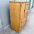 Boho Chic Herringbone Wicker Faux Bamboo Highboy Dresser by Dixie For Sale - Image 11 of 11