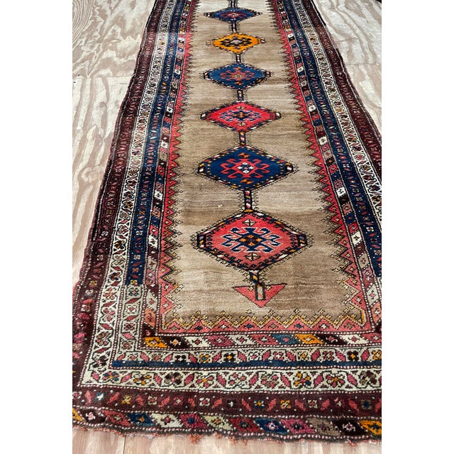 Antique Kurdish Runner, 3'2" × 10'11" For Sale - Image 10 of 10