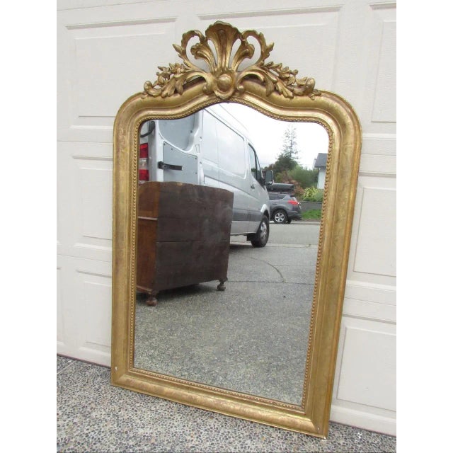 Antique Louis Philippe Giltwood Mirror For Sale - Image 18 of 18