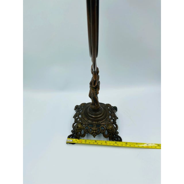 Early 1900s Golden Mfg. Co. Chicago Swivel Asian-Style Vanity Mirror For Sale - Image 11 of 12