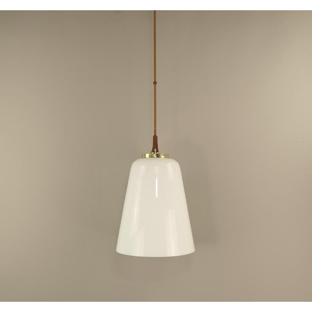 Brown Cinema Foyer Glass Lamp, Italy, 1960s For Sale - Image 8 of 12