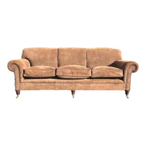 George Smith Suede Elverdon Sofa