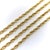 Vintage 14k Gold 18” Rope Chain For Sale - Image 4 of 8