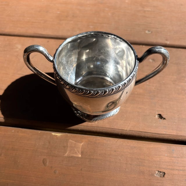 Early 20th Century M. Fred Hirsch Co Sterling Creamer and Sugar For Sale In Boston - Image 6 of 12