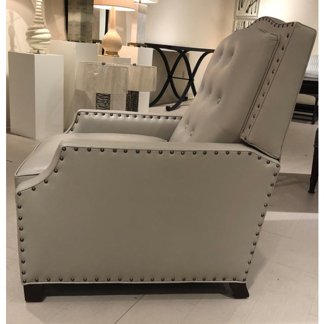 Vanguard Michael Weiss Leather Recliner Chairish