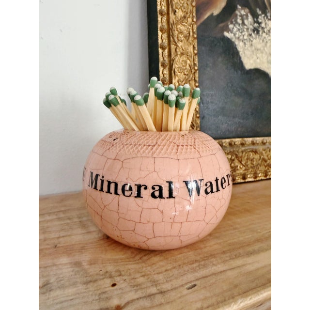 English Antique English Mineral Waters Advertising Match Striker For Sale - Image 3 of 6