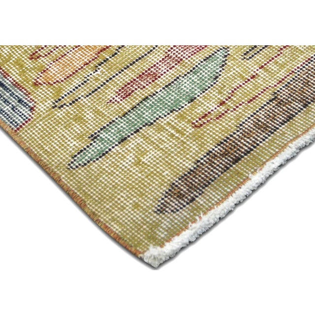 Mid-Century Modern 1960s Zeki Muren Mid-Century Modern Turkish Runner For Sale - Image 3 of 6