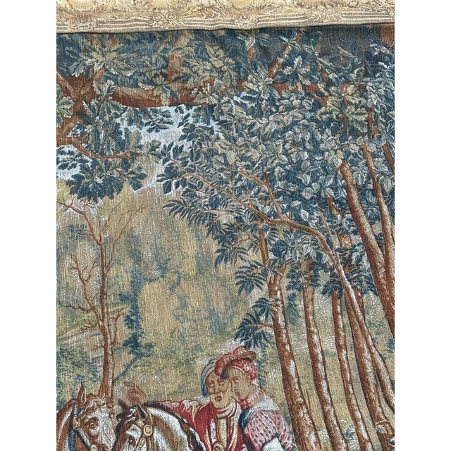 Vintage French Tapestry, 1970s For Sale - Image 12 of 18