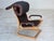 Danish Leather and Bentwood Lounge Chair by Georg Thams for Bramin, 1970s For Sale - Image 14 of 18
