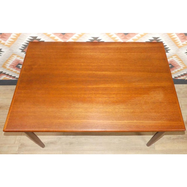 Extendable Teak Dining Table from N & R Møbler, Denmark, 1960s For Sale - Image 11 of 17