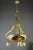 Neoclassical Style Gilt Bronze Chandelier from Verrerie D'Art Degué, 1920s For Sale - Image 4 of 18