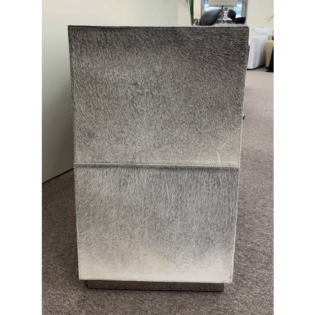 Wood Bernhardt Parkin Hair on Hide Chest of Drawers For Sale - Image 7 of 17