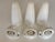 Swedish Ceramic 6035 Wall Lights by Stig Carlsson for Ifö, 1950s, Set of 3 For Sale - Image 6 of 14