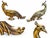 Elegant peacock figurine featuring a graceful curved neck, detailed feathers, and a beautifully sculpted flowing tail. The...