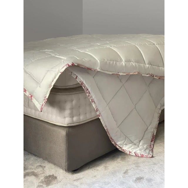 Duvet in Alpaca and Cashmere with Silk Edging by Chiara Mennini for Midsummer-Milano For Sale - Image 4 of 7