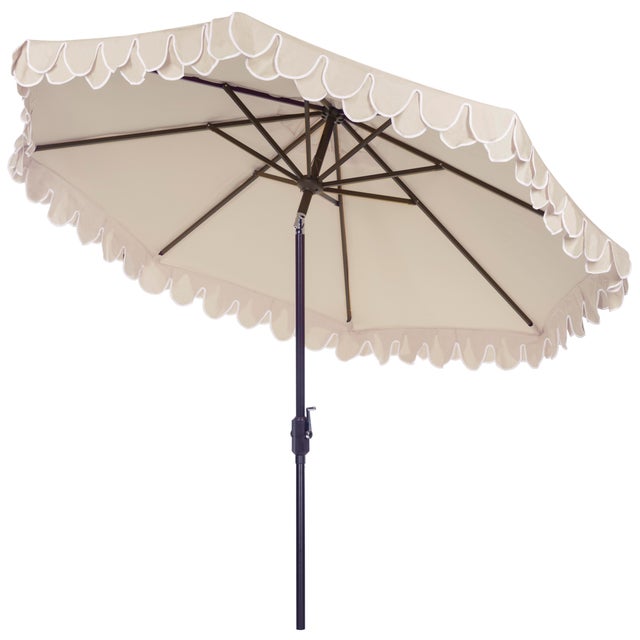 Offering a second home to jetsetters and cinema stars, a legendary beachside resort inspired this umbrella. it's petal...