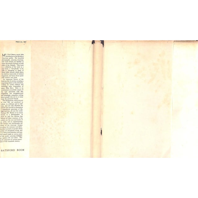 BEATON, Cecil [135] pp. w/ Rosebud floral wallpaper boards & endpapers B.T. Batsford Ltd 1937 11 1/2" x 9 1/4" Cecil...