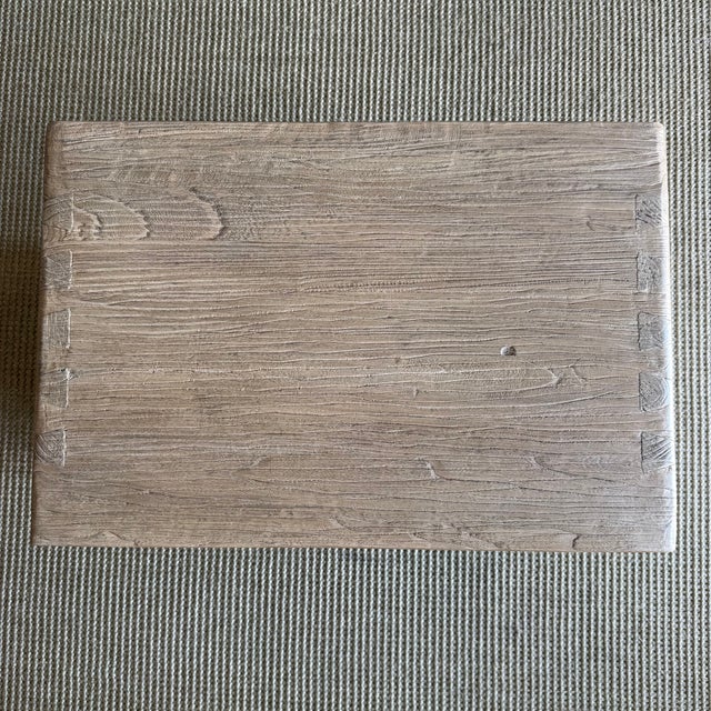 Reclaimed Waterfall Table 27" For Sale - Image 4 of 9