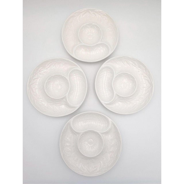 Ceramic Set of Four Artichoke Plates, u.s.a. Circa 1950 For Sale - Image 7 of 8