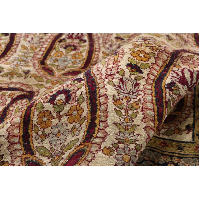 Late 19th Century Persian Kerman Rug, 06'06 X 10'09 For Sale In Dallas - Image 6 of 10