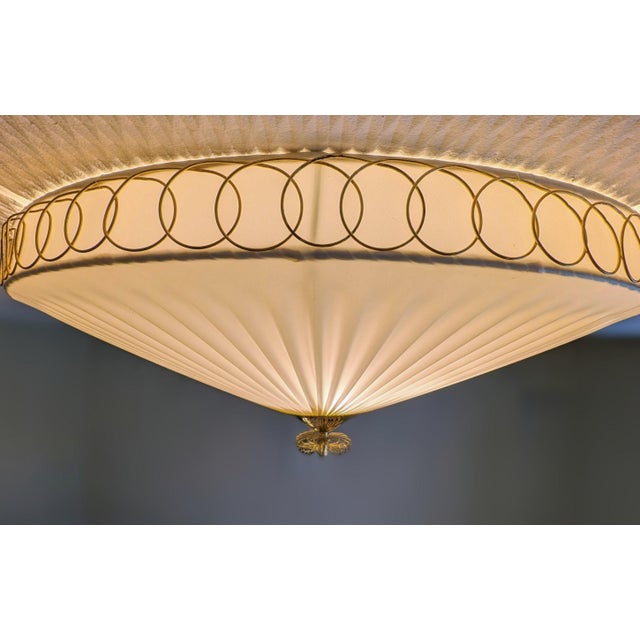 Large Flush Mount in the style of Paavo Tynell, 1950s For Sale - Image 16 of 18