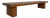 Italian Modern Wooden Bench, 1970s For Sale