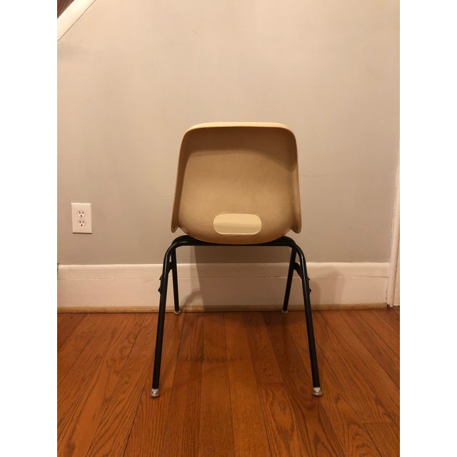 Krueger Fiberglass Eames Atomic Shell Chairs Set of 4 Chairish